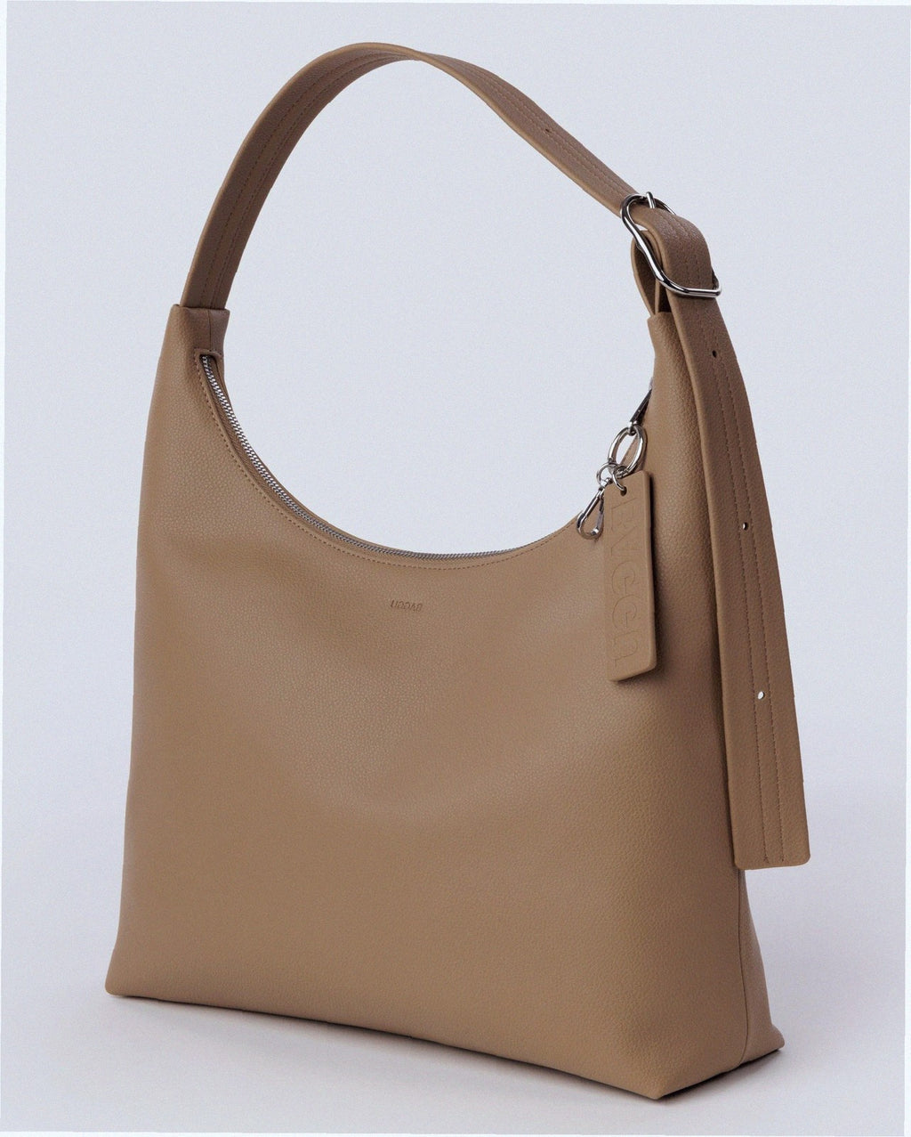 Recycled Leather Shoulder Bag - Dune