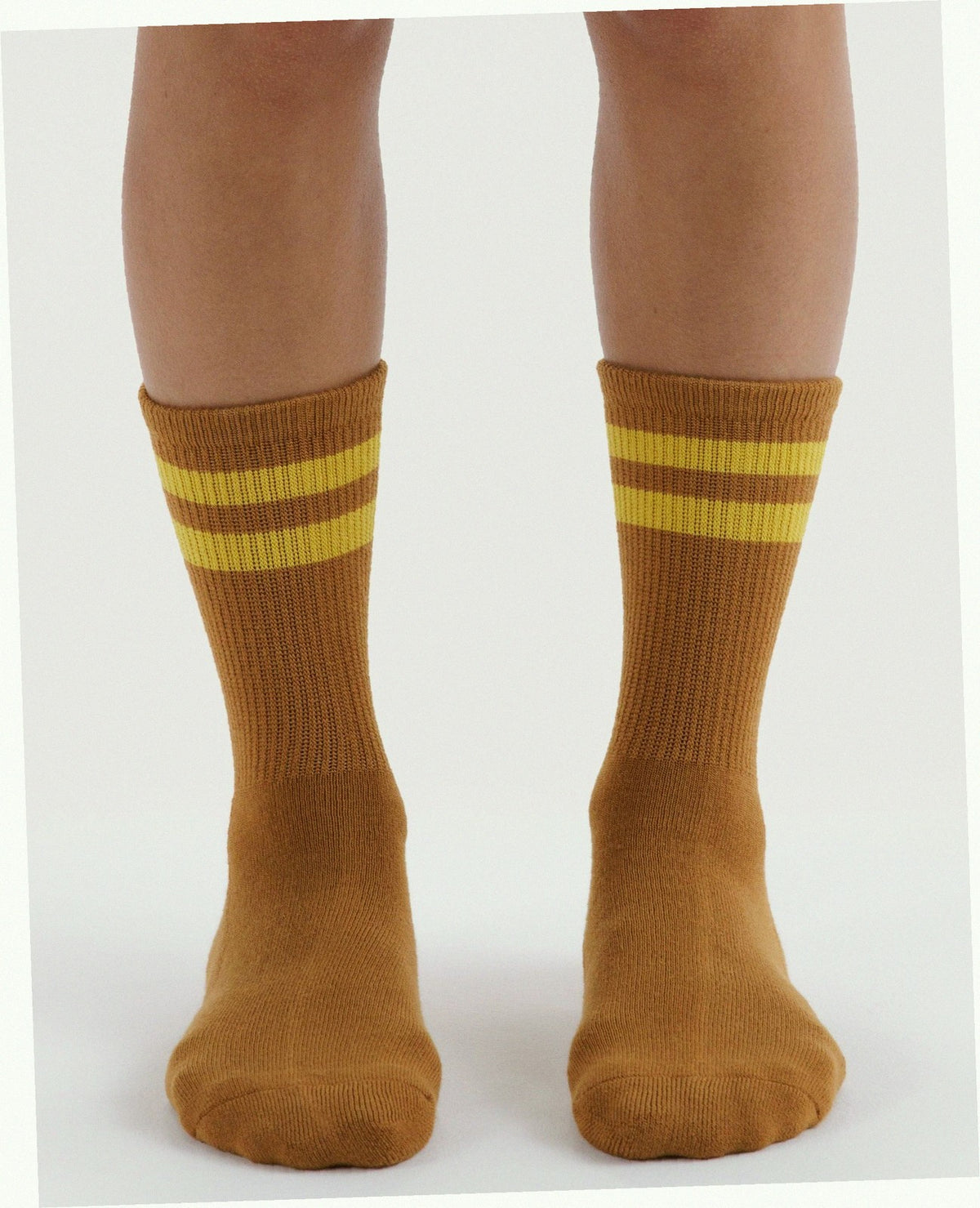 Ribbed Sock - Toffee Stripe