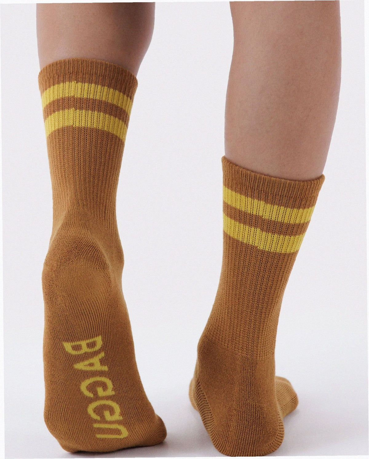 Ribbed Sock - Toffee Stripe