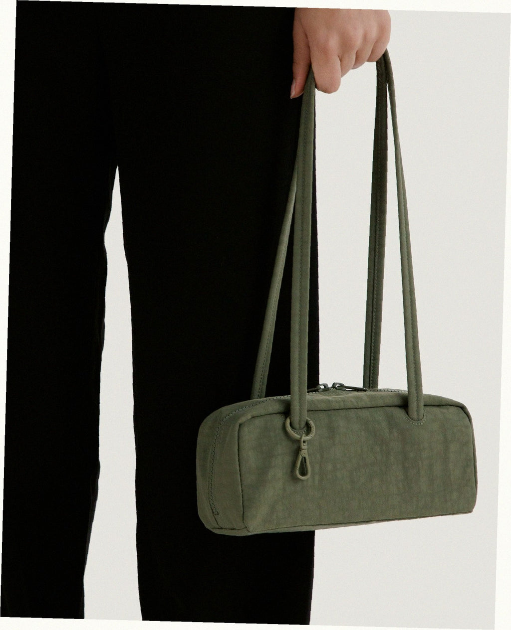 Small Nylon Bowler Bag - Caper