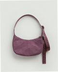 Small Nylon Crescent Shoulder Bag - Wild Plum