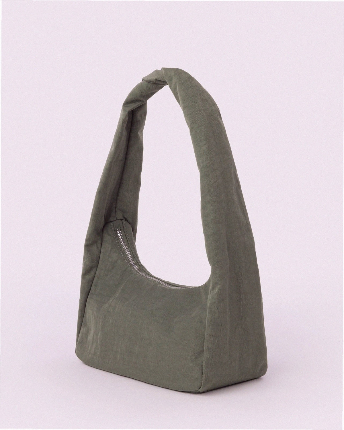 Small Nylon Meringue Bag - Caper