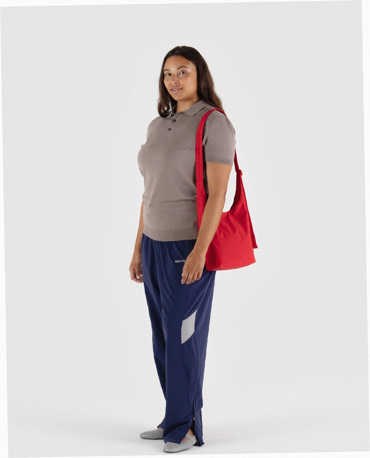 Small Nylon Sling Bag - Candy Apple