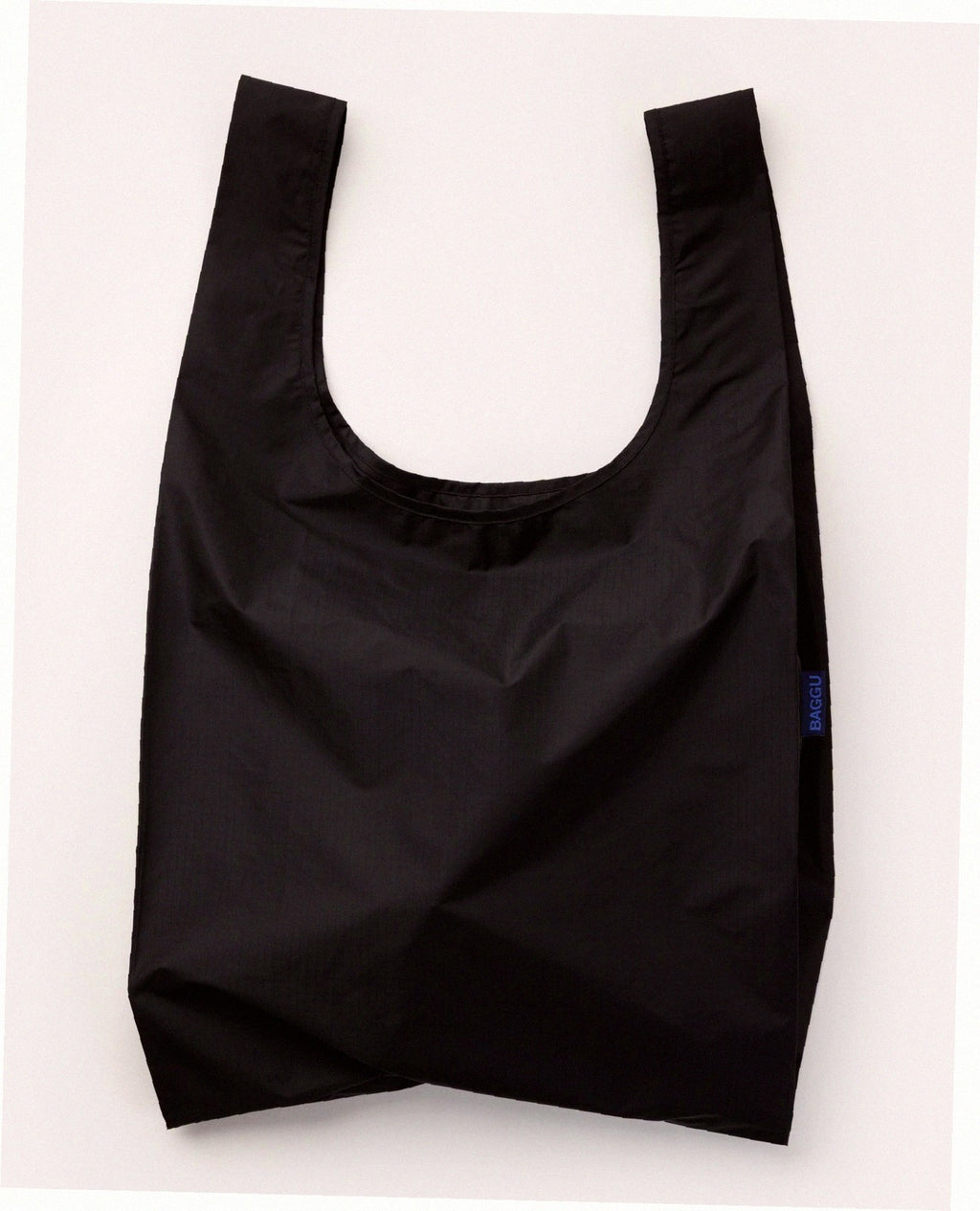 Reusable Nylon Baggu Tote Bag - Black