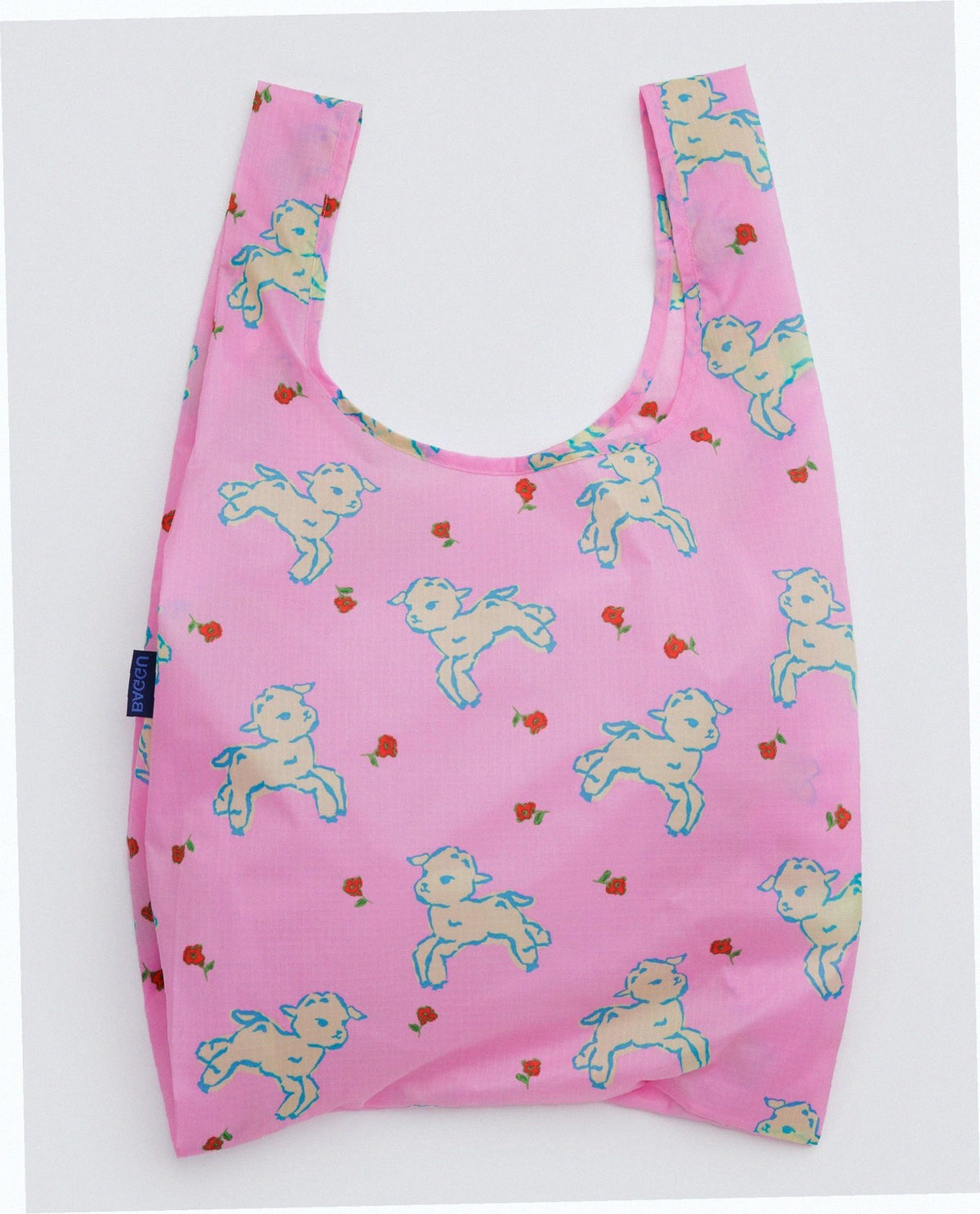 Reusable Nylon Baggu Tote Bag - Lambs