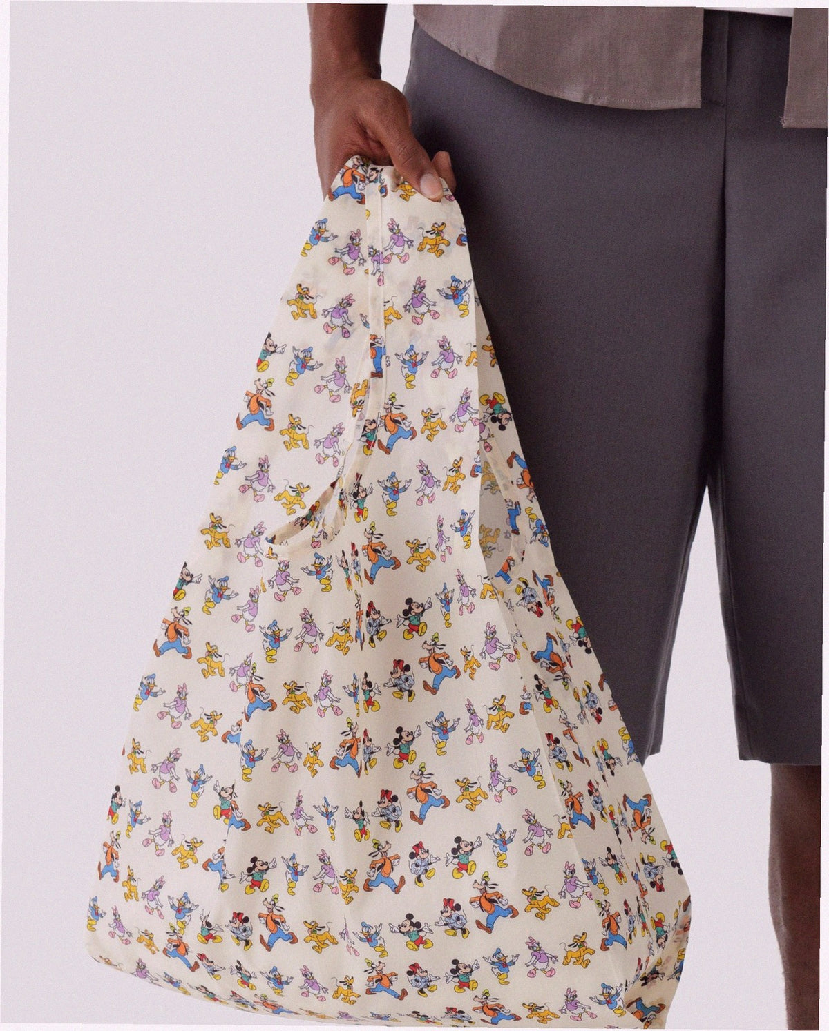 Reusable Nylon Baggu Tote Bag - Mickey & Friends