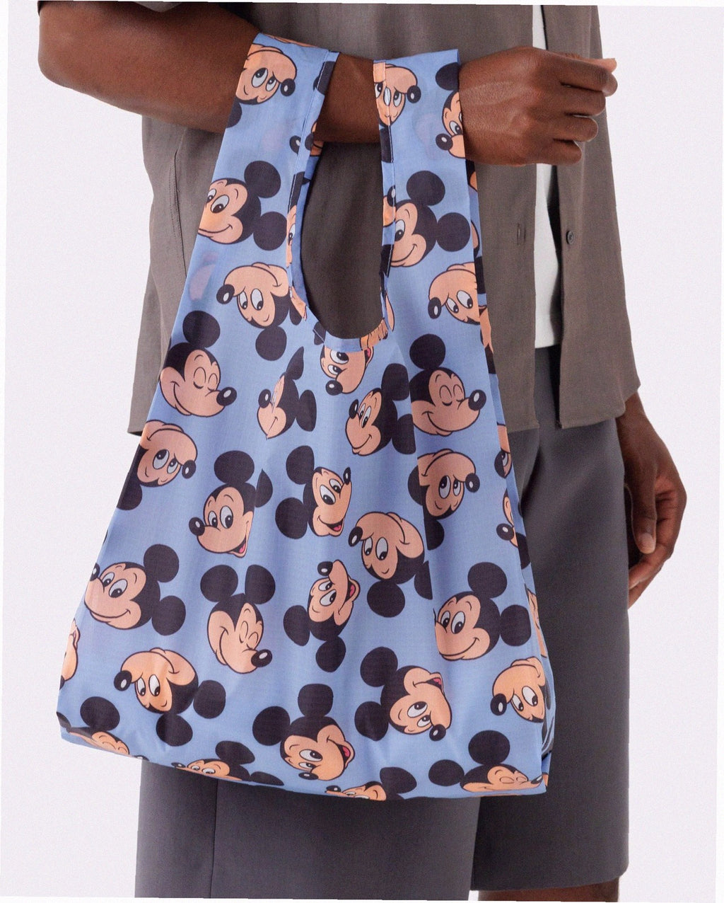 Reusable Nylon Baggu Tote Bag - Mickey Mouse