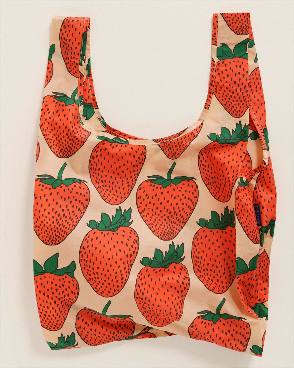 Reusable Nylon Baggu Tote Bag - Strawberry